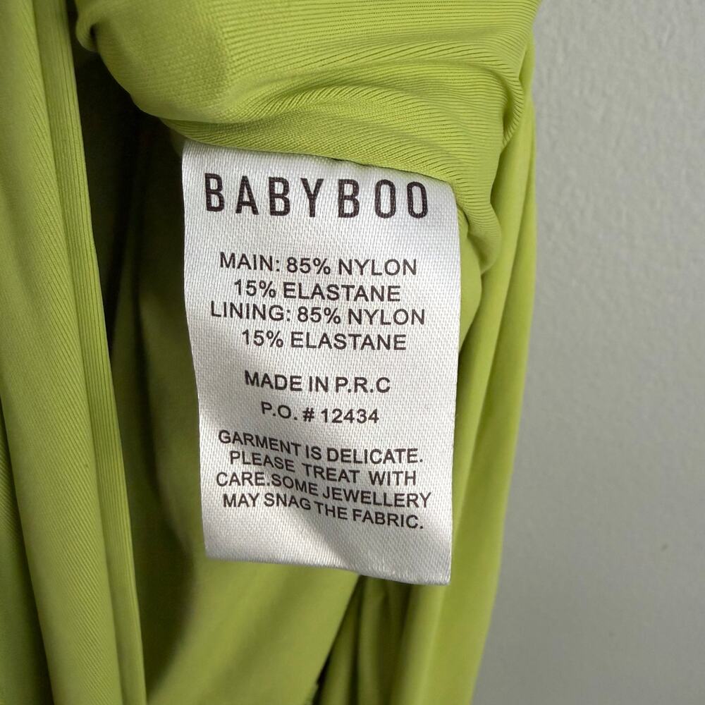 NEW Babyboo Melania Maxi Dress in Olive Green Size Small - Picture 7 of 10